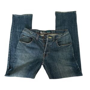 Matix miner straight leg Jeans Men's Sz 28 Skrilla Stretch Button Fly cotton